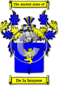 De la bruyere Family Crest Download (jpg) Legacy Series - 150 DPI